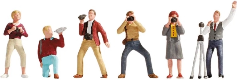 Noch Figuren-Set Fotografen H0 (6 Stk.)