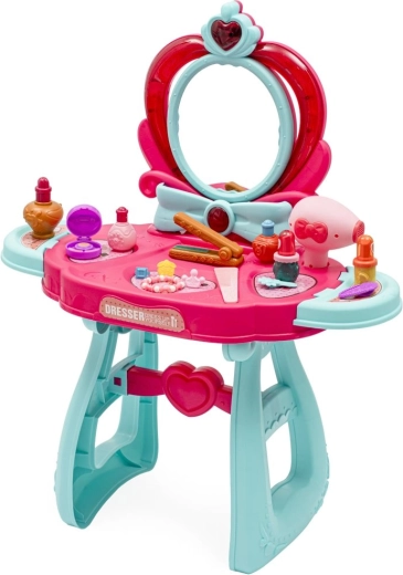 Kinderschminktisch mit Spiegel und Zauberstab