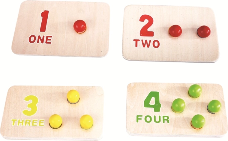 Stabile Ausführung aus Holz für kleine Hände