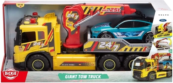Dickie Toys Giant Volvo-Abschleppfahrzeug mit Licht und Sound