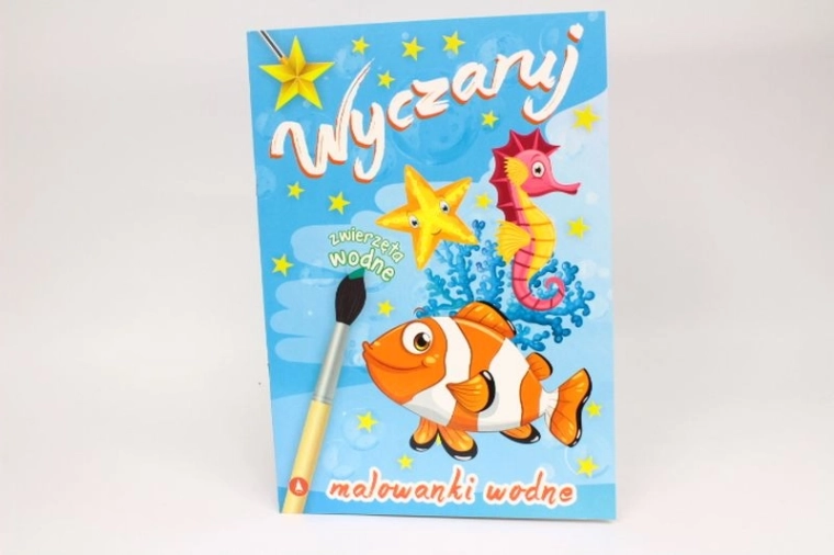 Zaubere Wassertiere – Wasser-Malbuch