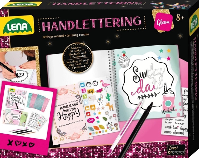 Lena Mein Tagebuch Handlettering – Kreativset für Schönschrift