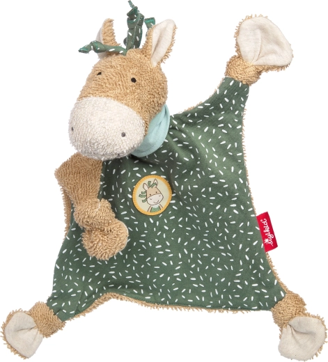 Sigikid Kinder-Schmusetuch Pony grün 26 cm