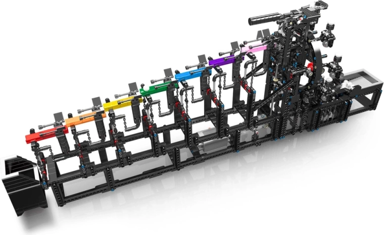 Umfangreiche mechanische Konstruktion