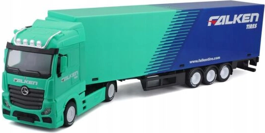 Bburago Mercedes‑Benz Actros Gigaspace 1:43 Metallmodell des Sattelzuges