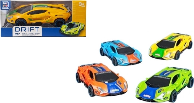 Sportlicher Driftwagen mit Schwungradantrieb