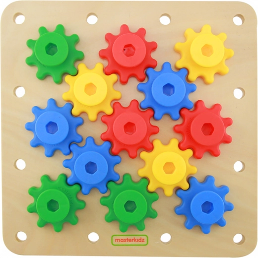 Zahnräder - Montessori Tafel von Masterkidz