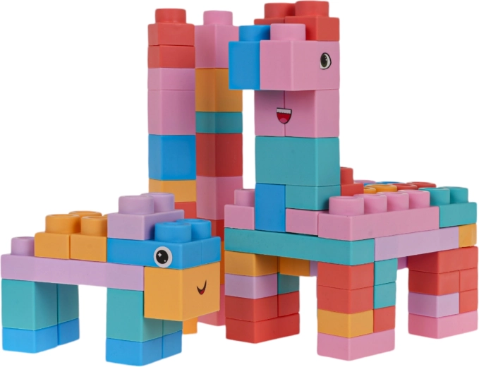 Set aus weichen Bausteinen 88 Stk.