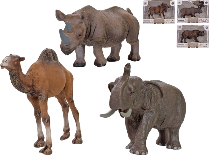 Zoolandia Kunststoff-Tierfiguren 11–13 cm, Mix verschiedener Arten