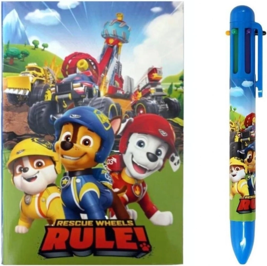 Set aus Notizheft und Kugelschreiber Paw Patrol