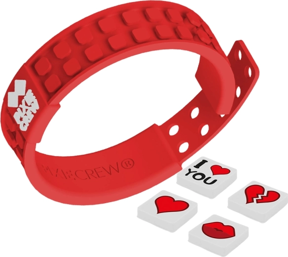Pixie Crew romantisches Pixel-Armband Liebe rot
