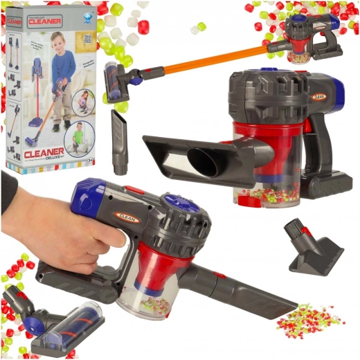 Kindlicher 3-in-1-Staubsauger mit Saugfunktion