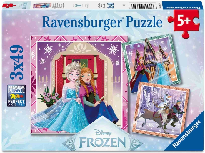 Ravensburger Puzzle Disney: Die Eiskönigin 3×49 Teile