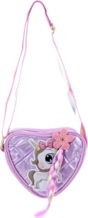 Einhorn-Handtasche mit Zopf