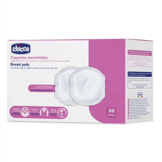 Chicco antibakterielle Stilleinlagen 60 Stk