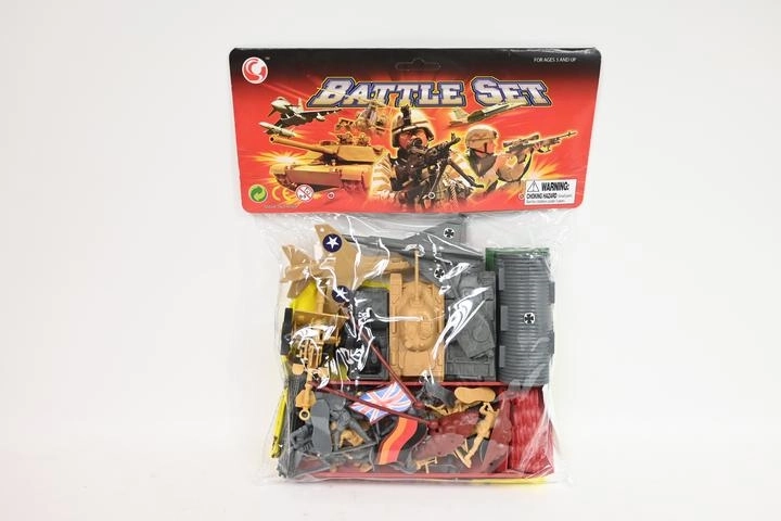 Soldaten im Beutel mit Spielbrett
