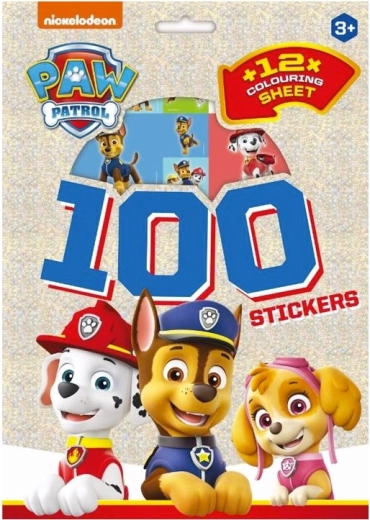 Sticker und Malvorlagen Paw Patrol – 12 Blätter und 120+ Sticker