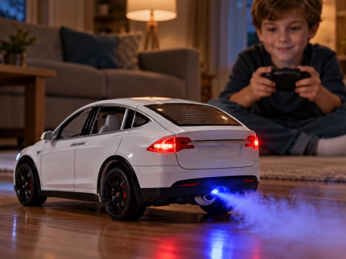 LED-Lichter und Nebeleffekt