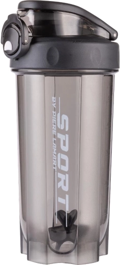 Sport-Shakerflasche Lamart Shake 600 ml, schwarz