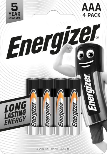 Energizer Everyday AAA Alkalibatterien 4 Stk.