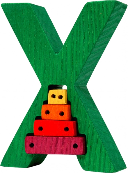 Einlegepuzzle Fauna Alphabet Buchstabe X Xylophon