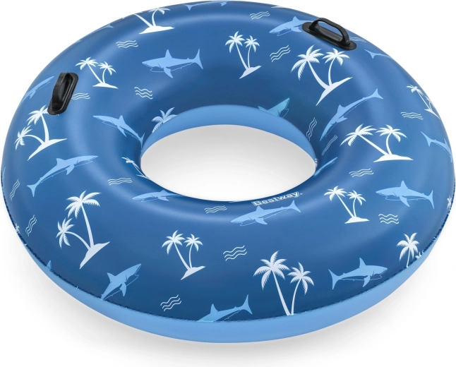Aufblasbarer Schwimmring BESTWAY 119 cm mit Griffen – Blau