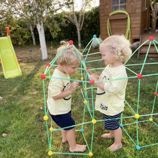 Kreatives Spielen zu Hause und im Garten