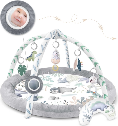 Kissen für Tummy Time aus weichem Minky