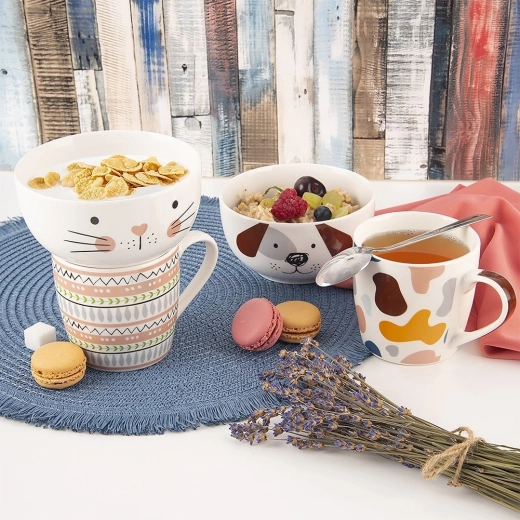 Hochwertiges Porzellan für Spülmaschine und Mikrowelle