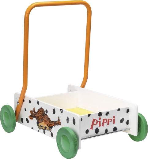 Holz-Lauflernwagen und Spielzeugwagen Pippi Langstrumpf
