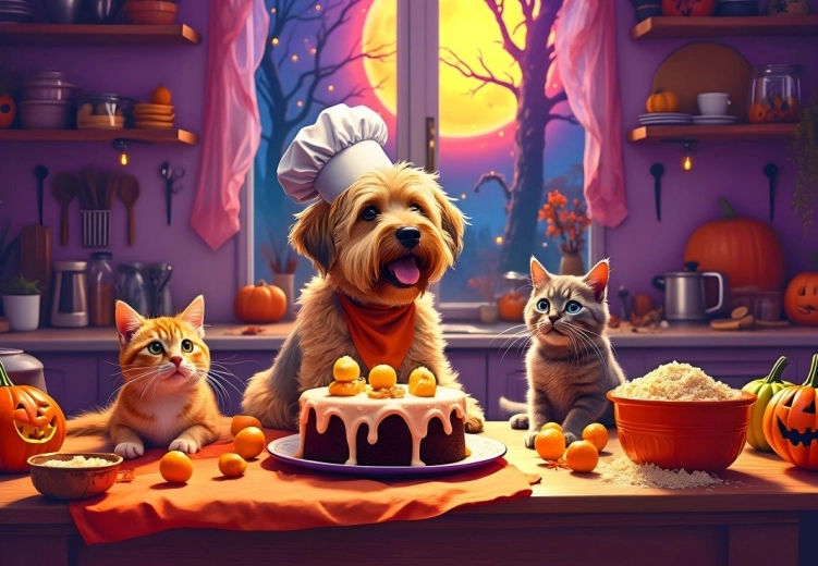 Bluebird Puzzle Backen zu Halloween mit 1000 Teilen