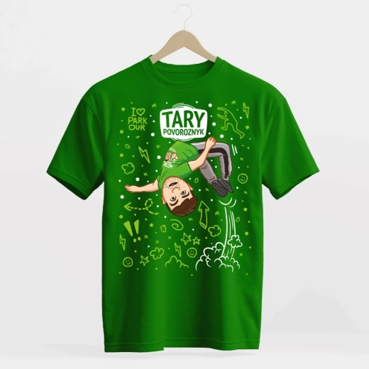 T-Shirt Tary Povoroznyk „Drink beko“ grün (164–170)