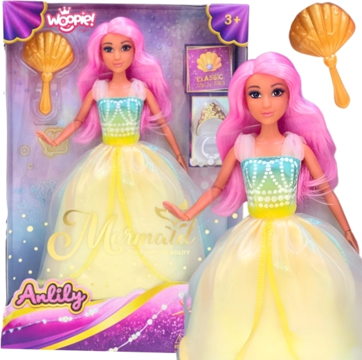 Woopie Lili Prinzessin aus dem Märchenmeer – Puppe mit rosa Haaren
