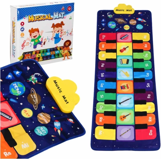 Interaktive musikalische Tanzmatte für Kinder – 8 Instrumente, 10 Melodien