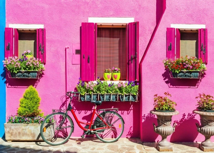 Bluebird Puzzle Insel Burano in Italien 500 Teile