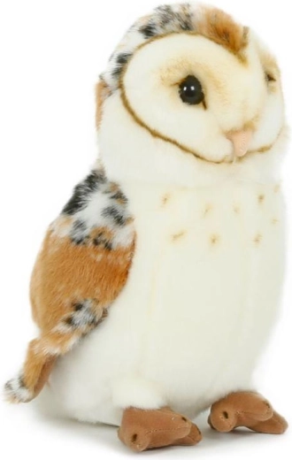 Plüsch-Schleiereule 20 cm