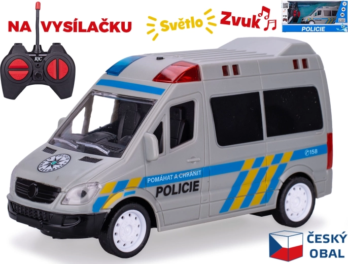 RC-Polizeiauto 17 cm mit Fernsteuerung