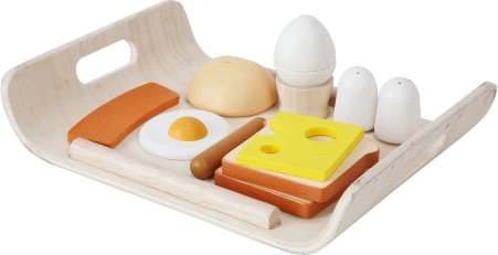PlanToys Holz-Frühstücksset für Kinder