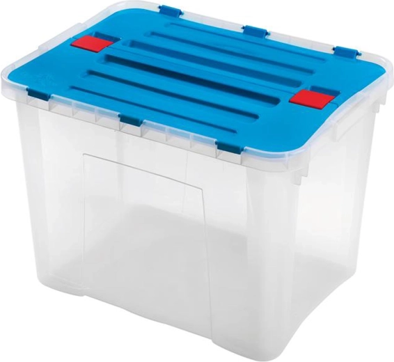 Kunststoff-Aufbewahrungsbox mit Deckel HEIDRUN Dragon 42 l