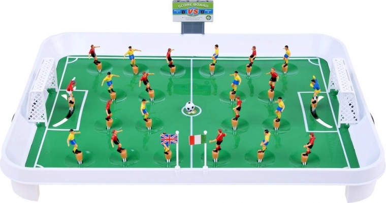 Komplettes Fußballspielfeld für zwei Spieler