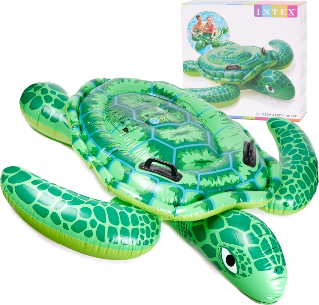 Aufblasbare Matratze Schildkröte INTEX für Kinder mit Griffen 150cm