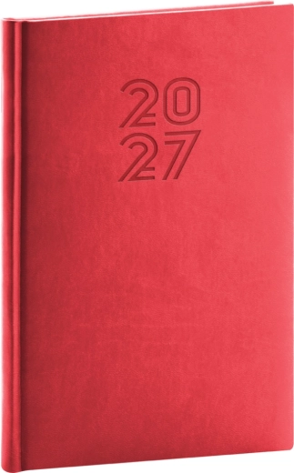 Notique Wochenkalender Aprint 2027 – Rot