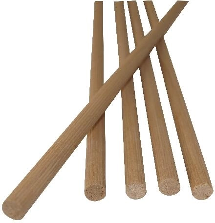 Gerillter Holzdübel 10 mm FSC (5 Stk. = 4 lfm)