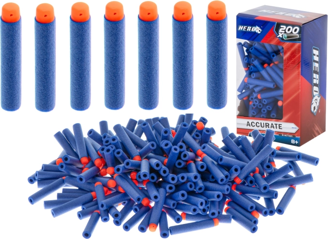 Ersatzschaumpfeile für Blaster HERO 200 Stk