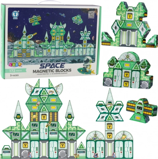 Magnetische Bausätze Kosmos Station 4D 172 Teile