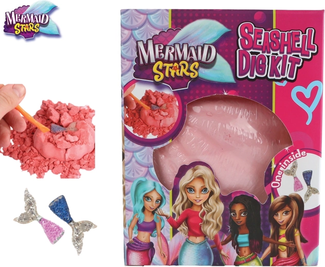 Kreativset – meißle dir eine Meerjungfrau-Deko „Mermaid Stars“ – 1 Stück