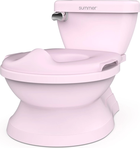 Ingenuity Kinder-Toilette mit Sound My Size PRO 2-in-1, rosa
