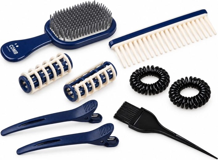 Umfangreiches Zubehör für kleine Friseure