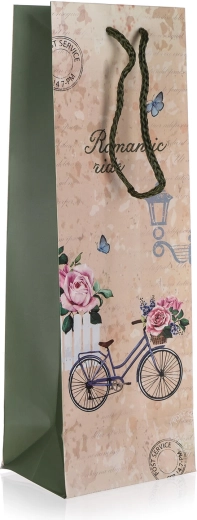 Geschenktasche für Flaschen Romantic Ride 12 × 35 × 9 cm