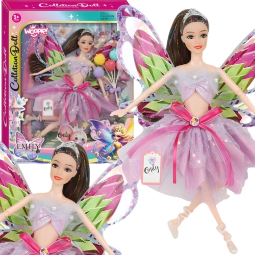 Woopie Royal Puppe Emi – Fee mit bunten Flügeln und Ballons